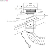 Schweigen 60cm Silent 900m3/hr Stainless Steel Undermount Rangehood GA-600ST