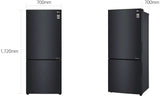 LG 420L Bottom Mount Refrigerator GB-455MBL | Greater Sydney Only