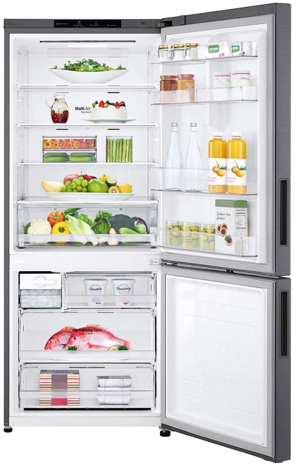 LG 420L Bottom Mount Refrigerator GB-455UPLE | Greater Sydney Only