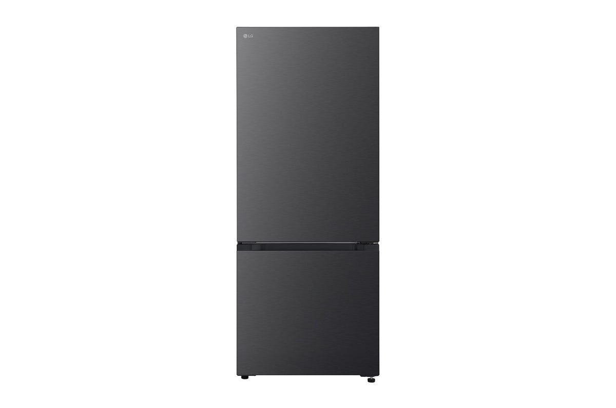 LG 436L Fit&Max Zero Clearance Bottom Mount Refrigerator Matte Black GB-B400MB | Greater Sydney Only
