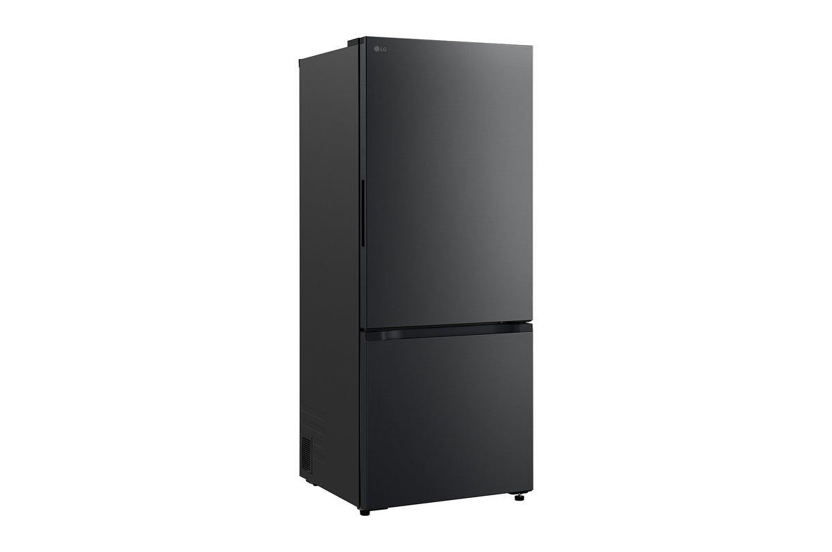 LG 436L Fit&Max Zero Clearance Bottom Mount Refrigerator Matte Black GB-B400MB | Greater Sydney Only