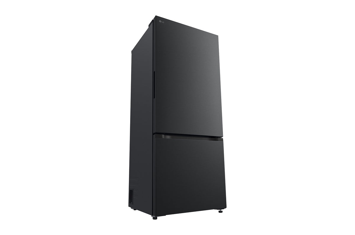 LG 436L Fit&Max Zero Clearance Bottom Mount Refrigerator Matte Black GB-B400MB | Greater Sydney Only