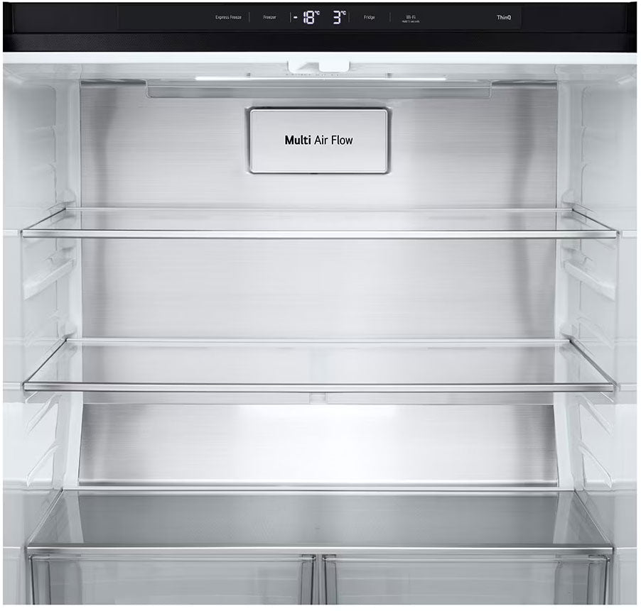 LG 530L French Door Refrigerator Matte Black GF-B505MBL | Greater Sydney Only
