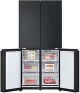 LG 530L French Door Refrigerator Matte Black GF-B505MBL | Greater Sydney Only