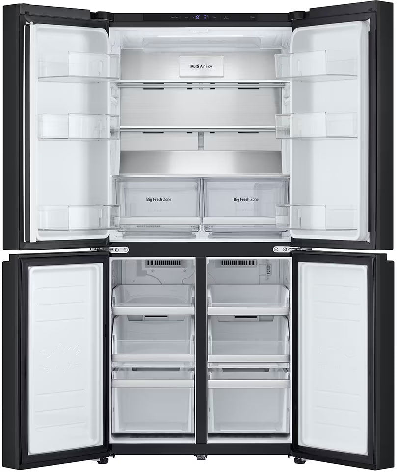 LG 530L French Door Refrigerator Matte Black GF-B505MBL | Greater Sydney Only