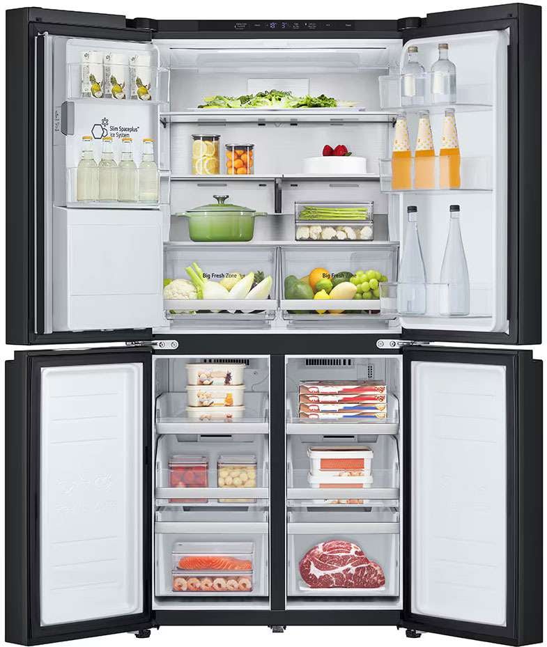LG 506L French Door Refrigerator Matte Black GF-L500MBL | Greater Sydney Only