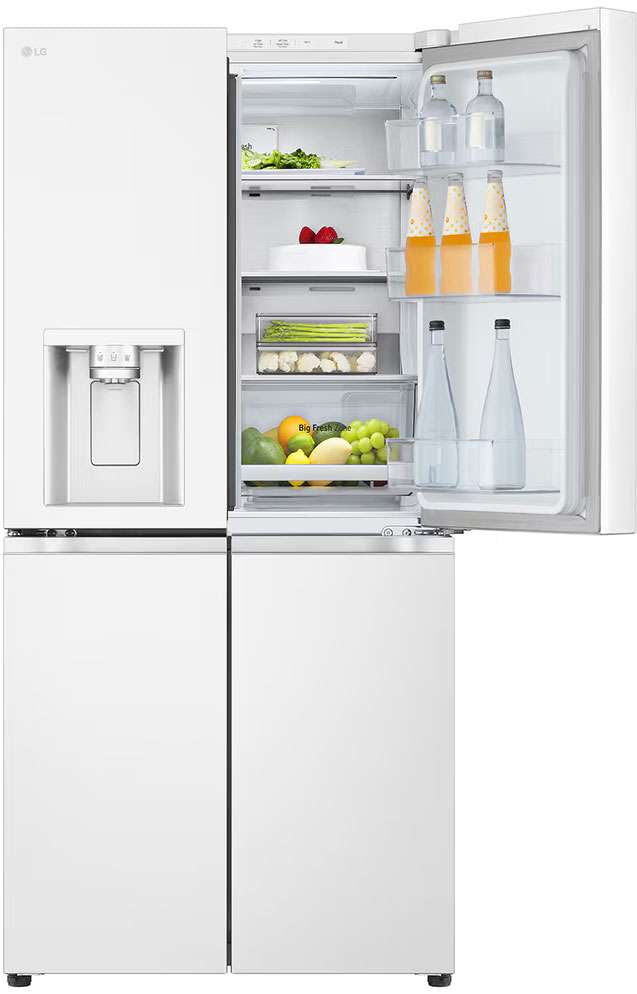 LG 506L French Door Refrigerator Matte White GF-L500MWH | Greater Sydney Only