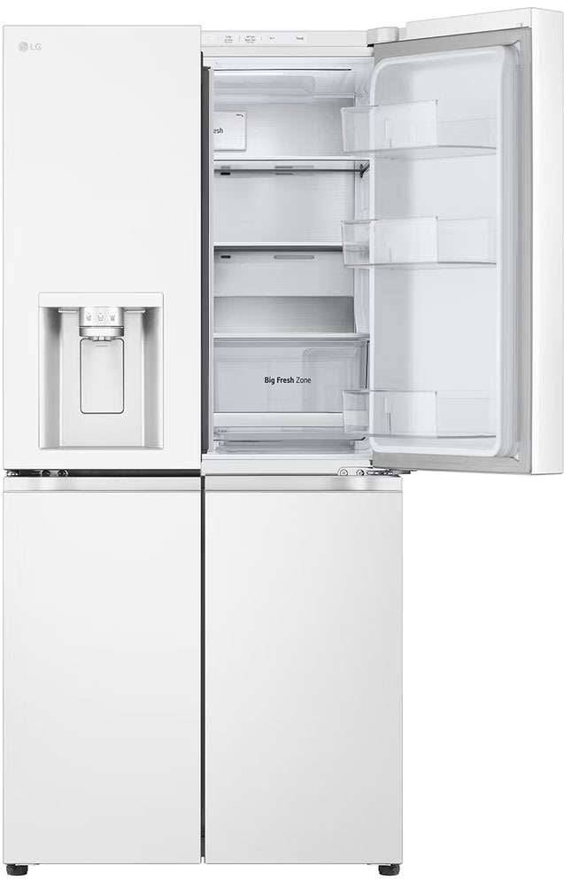 LG 506L French Door Refrigerator Matte White GF-L500MWH | Greater Sydney Only