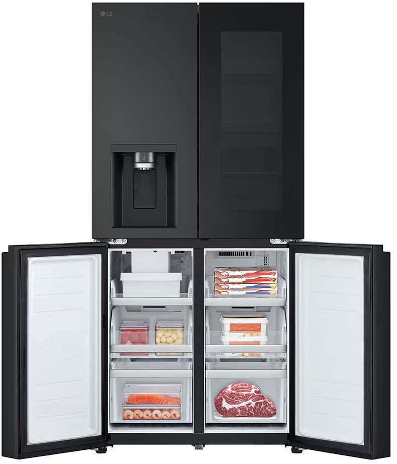 LG 508L French Door Refrigerator Matte Black GF-V500MBLC | Greater Sydney Only