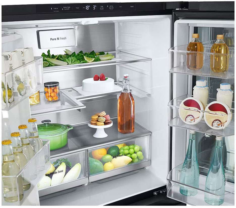 LG 508L French Door Refrigerator Matte Black GF-V500MBLC | Greater Sydney Only
