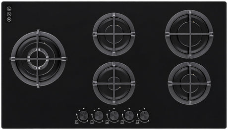 Casa 90cm Gas on Glass 5 Burners Cooktop GHB190CA