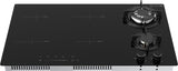 Casa 86cm Hybrid Gas & Induction Cooktop Black Ceramic Glass GHEBH192CA