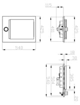 Casa Built-In BBQ Side Burner Stainless Steel GHS1CA