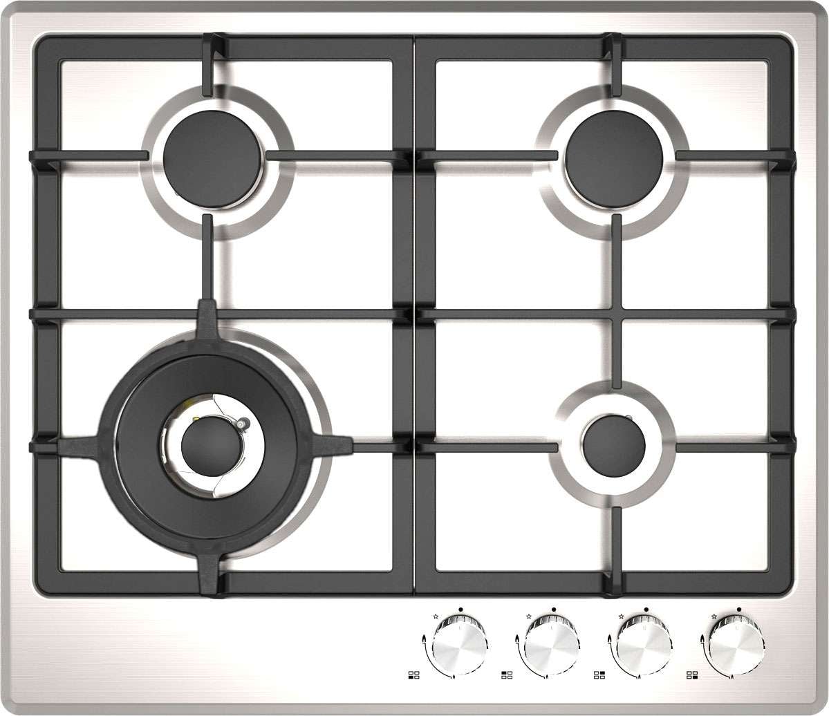 Casa 60cm Stainless Steel Gas Cooktop GHS61CA