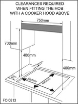 Casa 75cm Stainless Steel Gas Cooktop GHS75CA