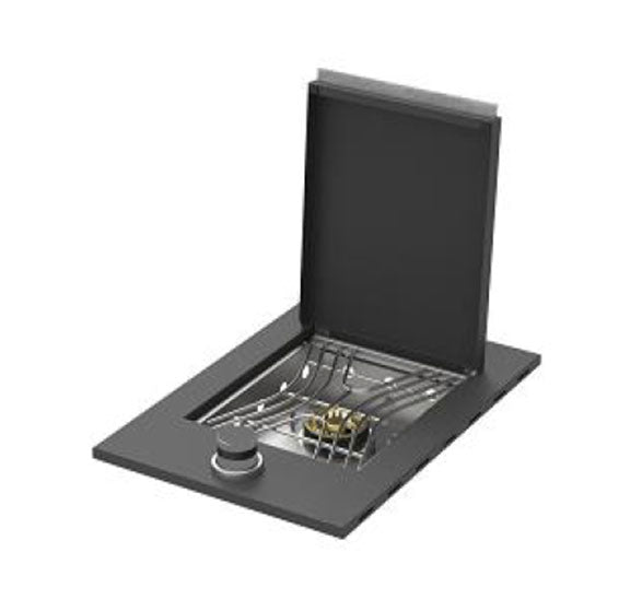 Casa Built-In BBQ Side Burner Matte Black GHSB1CA