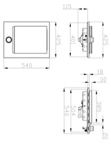 Casa Built-In BBQ Side Burner Matte Black GHSB1CA