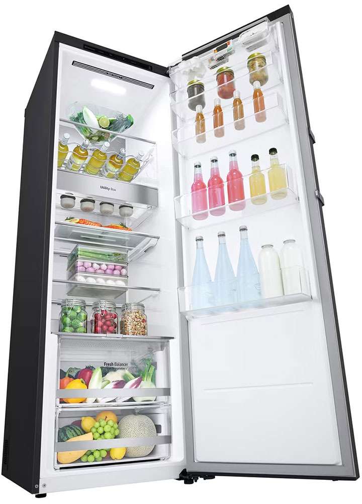 LG 386L Upright Pigeon Pair Refrigerator GP-R386MBL | Greater Sydney Only