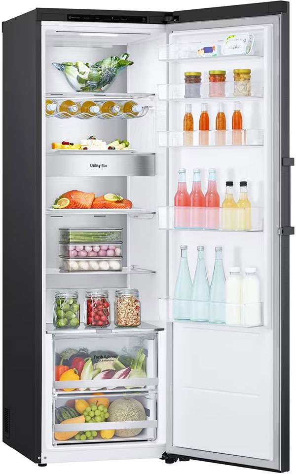LG 386L Upright Pigeon Pair Refrigerator GP-R386MBL | Greater Sydney Only