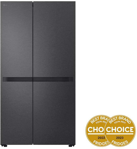 LG 664L Side by Side Refrigerator Matte Black GS-B599MBL | Greater Sydney Only