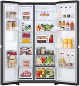 LG 664L Side by Side Refrigerator Matte Black GS-B599MBL | Greater Sydney Only
