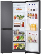 LG 664L Side by Side Refrigerator Matte Black GS-B599MBL | Greater Sydney Only