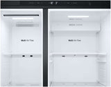 LG 664L Side by Side Refrigerator Matte Black GS-B599MBL | Greater Sydney Only