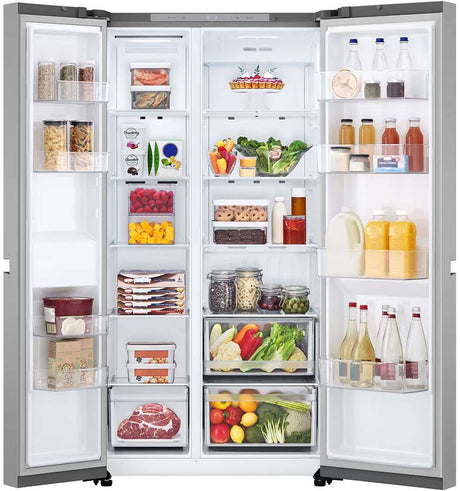 LG 664L Side by Side Refrigerator Stainless GS-B599PL | Greater Sydney Only