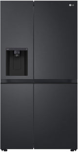 LG 635L Side by Side Refrigerator Matte Black GS-L600MBL | Greater Sydney Only