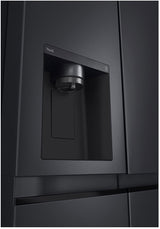 LG 635L Side by Side Refrigerator Matte Black GS-L600MBL | Greater Sydney Only