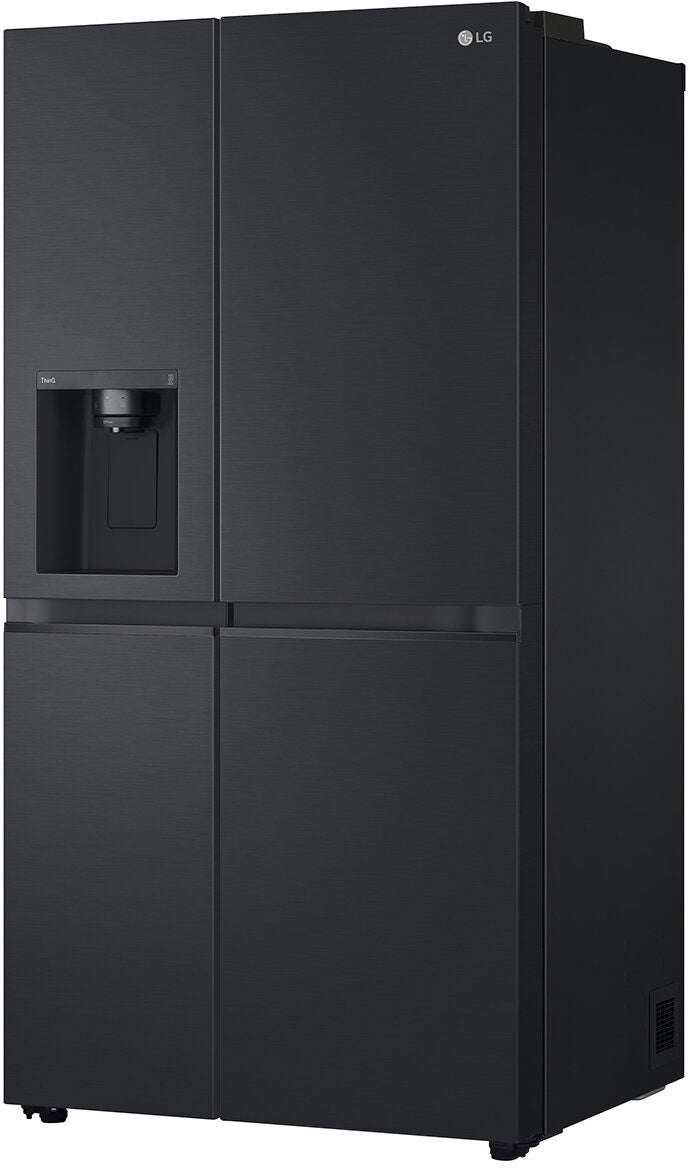 LG 635L Side by Side Refrigerator Matte Black GS-L600MBL | Greater Sydney Only
