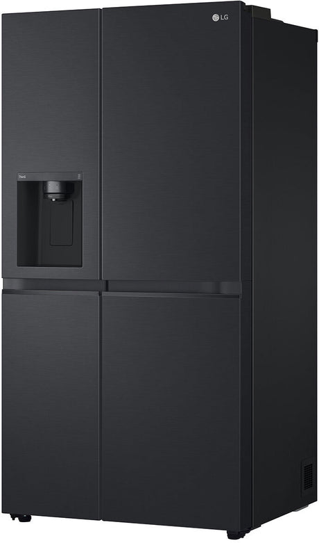 LG 635L Side by Side Refrigerator Matte Black GS-L600MBL | Greater Sydney Only