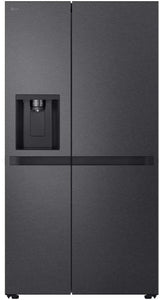 LG 641L Side by Side Refrigerator Matte Black GS-N599MBL | Greater Sydney Only