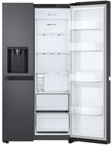 LG 641L Side by Side Refrigerator Matte Black GS-N599MBL | Greater Sydney Only