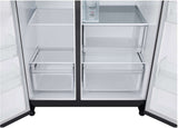 LG 641L Side by Side Refrigerator Matte Black GS-N599MBL | Greater Sydney Only