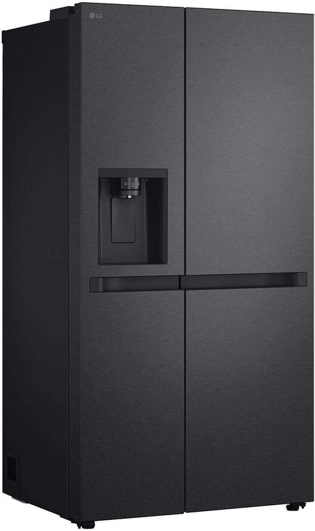 LG 641L Side by Side Refrigerator Matte Black GS-N599MBL | Greater Sydney Only