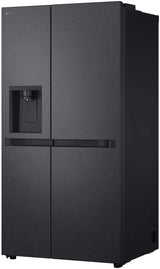 LG 641L Side by Side Refrigerator Matte Black GS-N599MBL | Greater Sydney Only