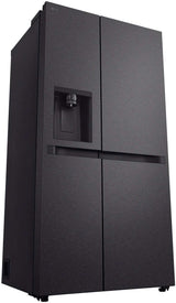 LG 641L Side by Side Refrigerator Matte Black GS-N599MBL | Greater Sydney Only
