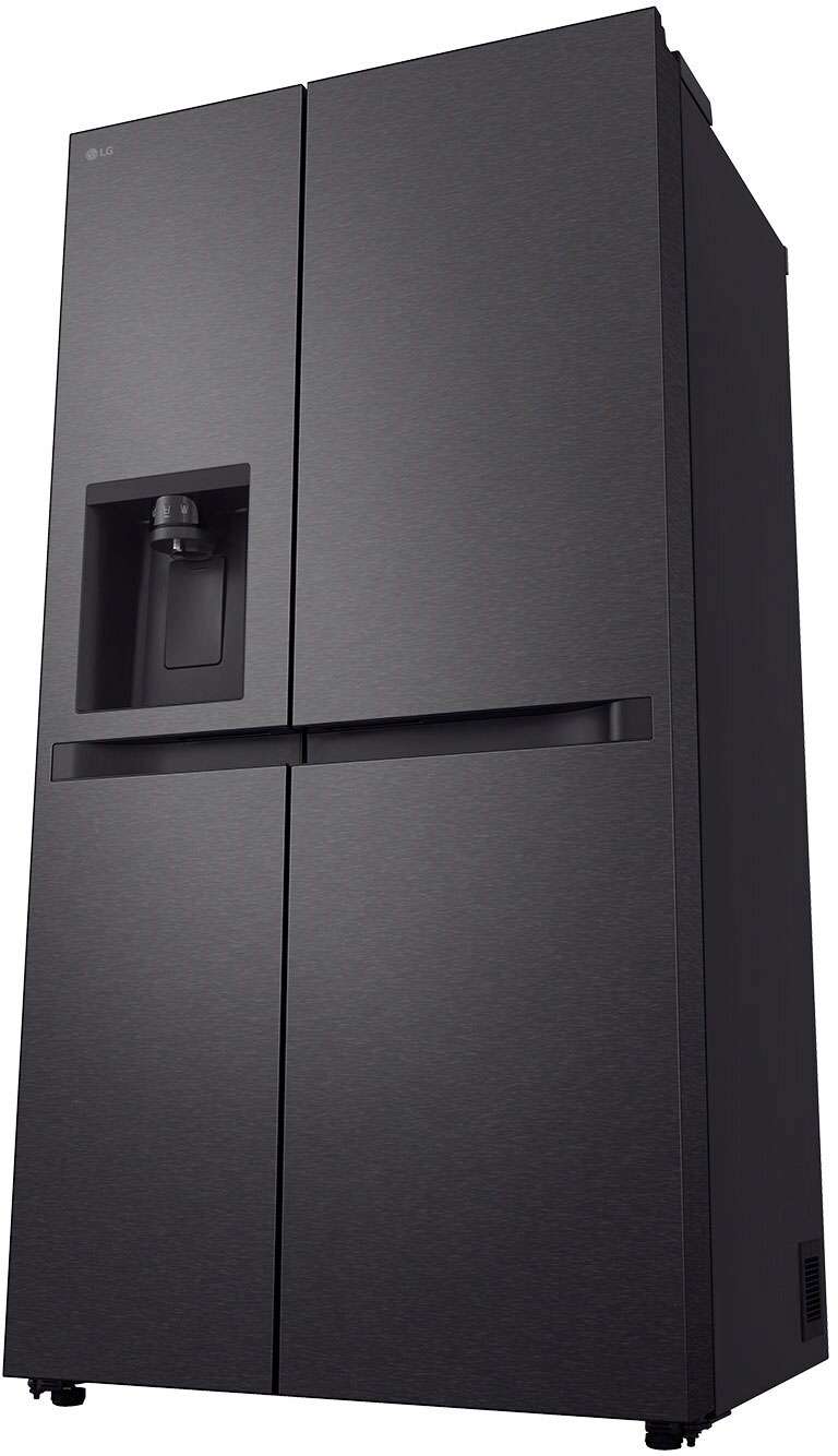 LG 641L Side by Side Refrigerator Matte Black GS-N599MBL | Greater Sydney Only