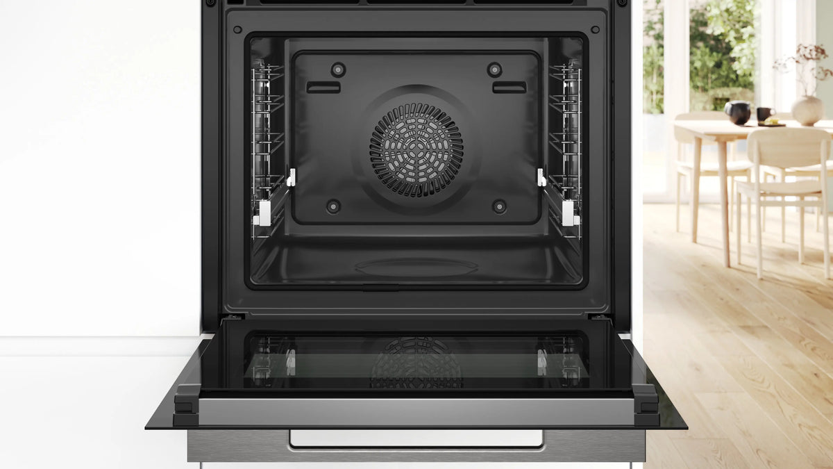 Bosch Series 8 60cm Pyrolytic Oven Black HBG776KB1A