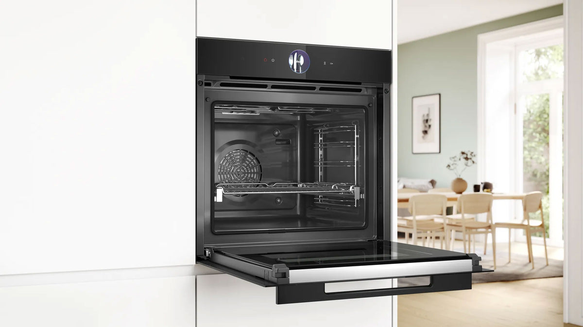 Bosch Series 8 60cm Accentline Pyrolytic Oven Black HBG976MB1A