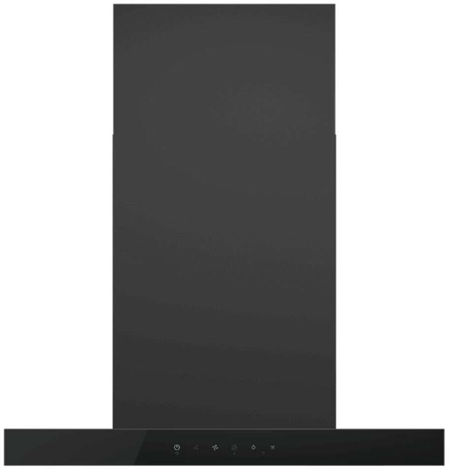 Haier 60cm 600 Series Wall Mounted Canopy Rangehood Black HC60BMB2