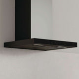 Haier 60cm 600 Series Wall Mounted Canopy Rangehood Black HC60BMB2