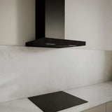 Haier 60cm 600 Series Wall Mounted Canopy Rangehood Black HC60BMB2