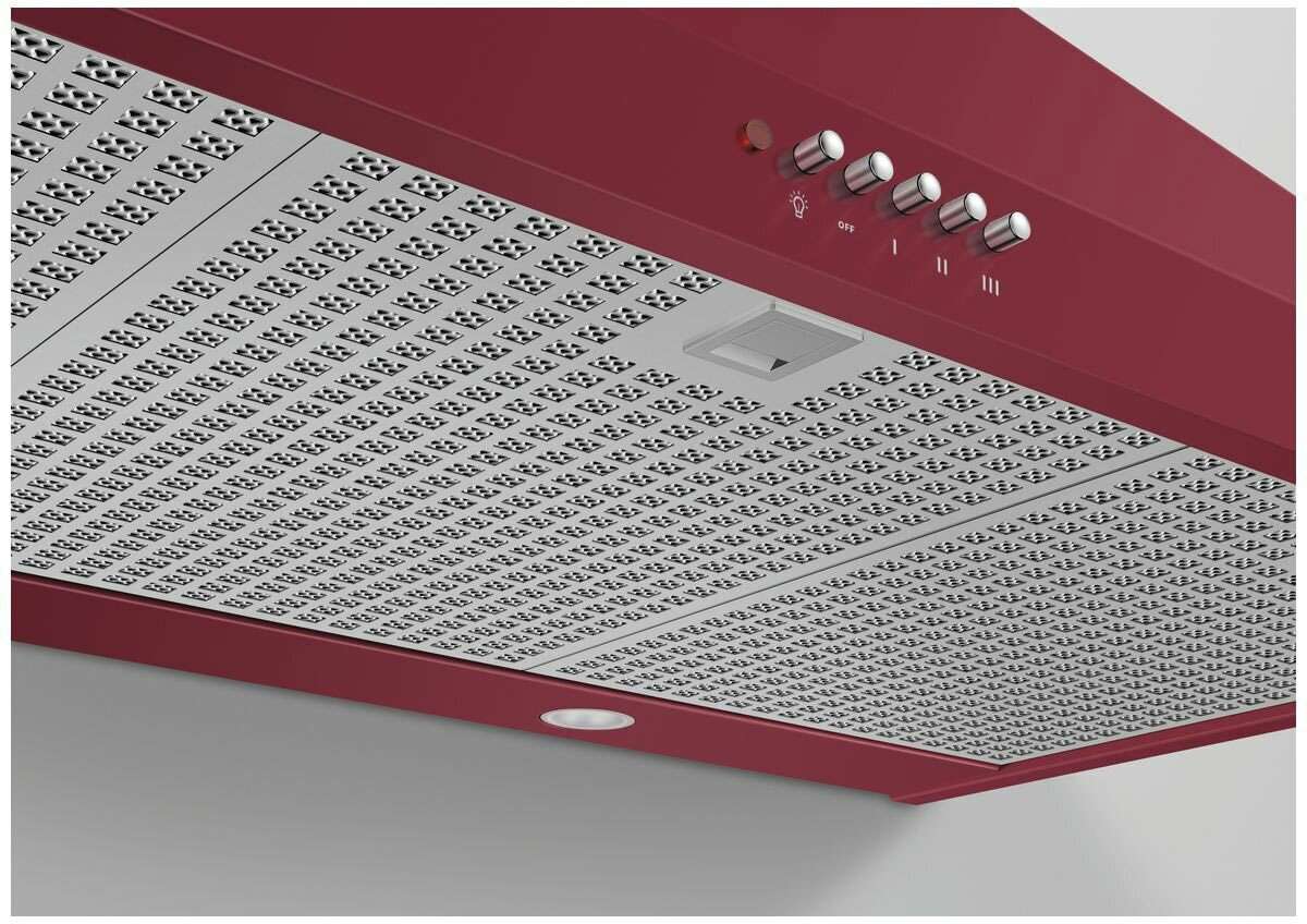 Fisher & Paykel 90cm Classic Series 7 Red Canopy Rangehood HC90PCR1
