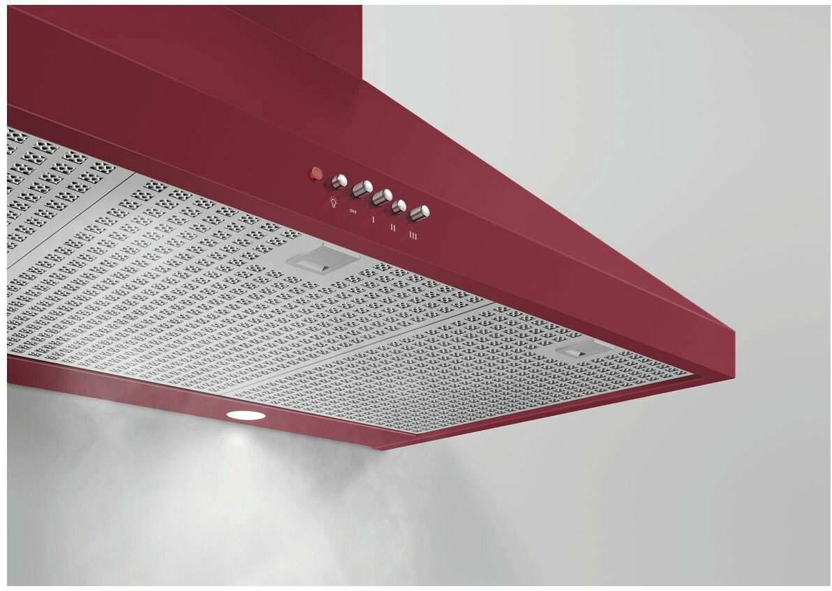 Fisher & Paykel 90cm Classic Series 7 Red Canopy Rangehood HC90PCR1