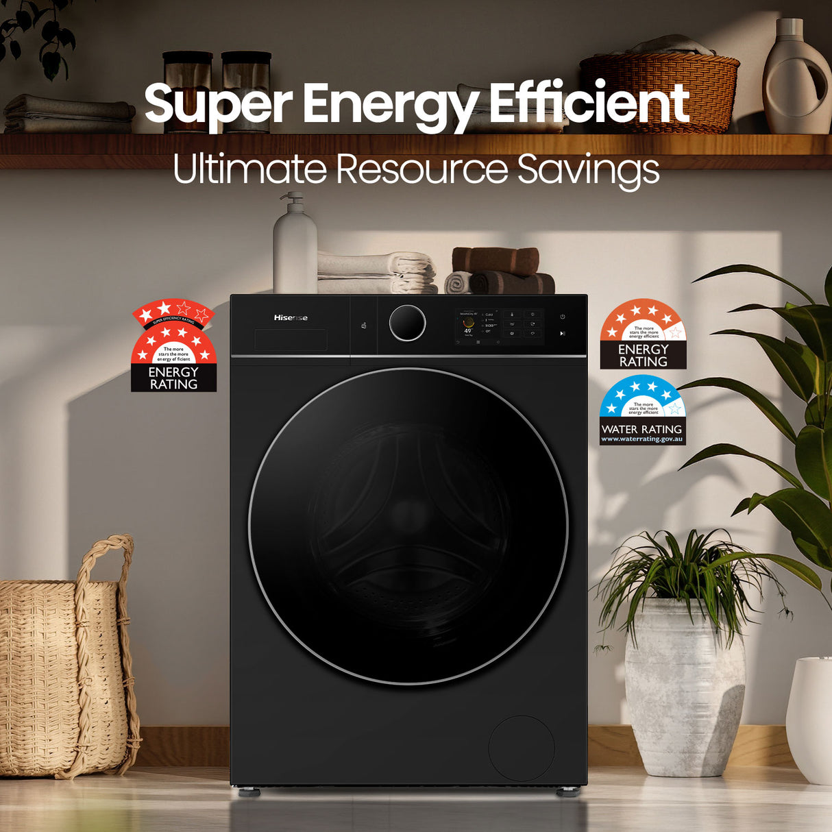 Hisense 12kg/8kg Front Load Washer Dryer Combo HCF8I1215HB | Greater Sydney Only