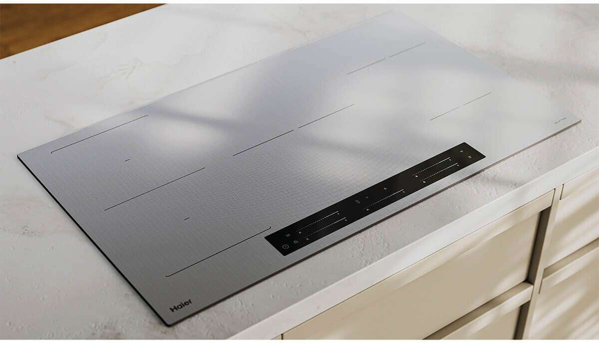 Haier 90cm 5 Zone 500 Series Induction Cooktop Grey HCI905FTG4