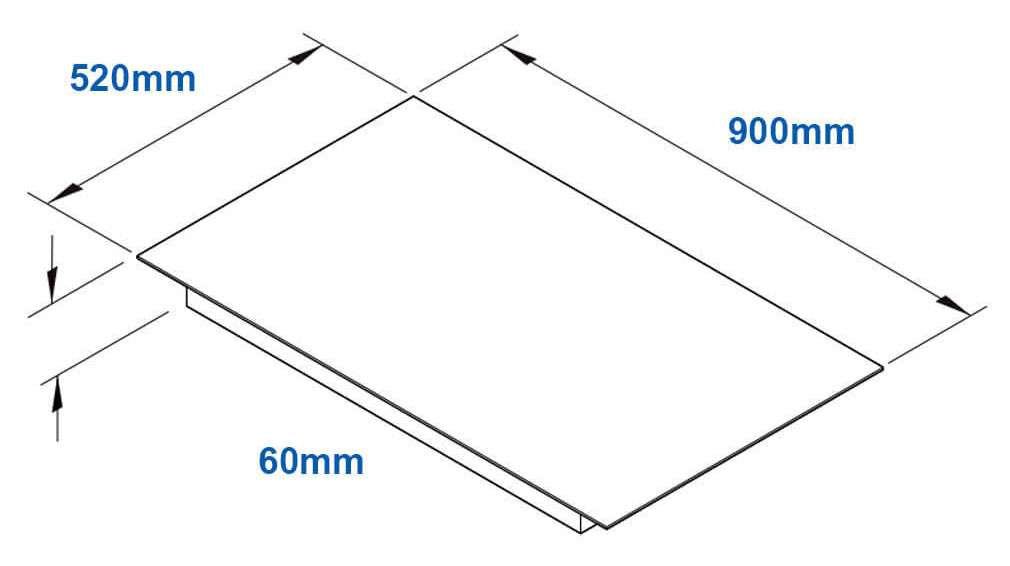 Haier 90cm 5 Zone 300 Series Induction Cooktop Black HCI905TPB4