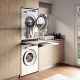 ASKO Laundry Stacking Kit Shelf/Baskt White HDB1153W